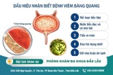 Dấu hiệu viêm bàng quang ở nam giới dễ nhận biết