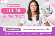 Phá thai 11 tuần bằng cách nào an toàn hiệu quả? chi phí phá thai 11 tuần bao nhiêu