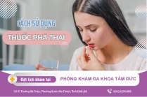 Đình Chỉ Thai Bằng Thuốc