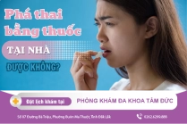 Đình Chỉ Thai bằng thuốc