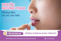 Đình Chỉ Thai bằng thuốc