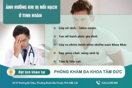 Nổi hạch ở tinh hoàn có nguy hiểm không?