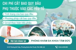 Chi phí cắt bao quy đầu giá bình dân tại Đắk Lắk