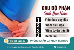 Đau bộ phận sinh dục nam là dấu hiệu của bệnh gì?