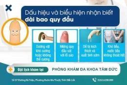 Dấu hiệu và biểu hiện nhận biết dài bao quy đầu