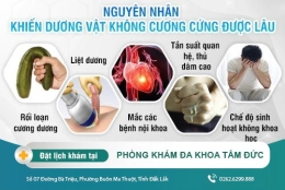 Dương vật không cương cứng được lâu khi quan hệ phải làm sao