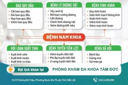 Tổng đài bác sĩ tư vấn sức khỏe nam khoa miễn phí 24/24 tại Đăk Lắk