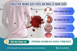 Chữa đái ra máu tại Đắk lắk - Đái ra máu nguyên nhân do đâu?