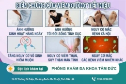 Cách trị viêm đường tiết niệu tại Đắk Lắk - Nguyên nhân viêm đường tiết niệu là gì?