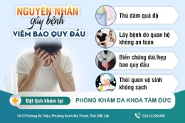 Viêm bao quy đầu ở nam giới - Phòng khám nam khoa Tâm Đức địa điểm khám viêm bao quy đầu uy tín
