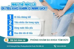 Tiểu khó ở nam giới là dấu hiệu của bệnh gì?