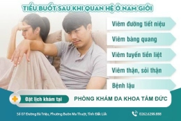 Nguyên nhân và cách chữa tiểu buốt sau khi quan hệ
