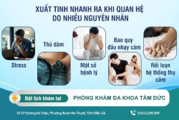 Xuất tinh nhanh ra khi quan hệ làm sao khắc phục