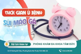 Thời gian ủ bệnh là bao lâu mới phát hiện bị sùi mào gà?