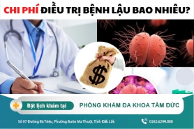 Chi phí chữa bệnh lậu hết bao nhiêu tiền - Bảng giá mới vừa cập nhật
