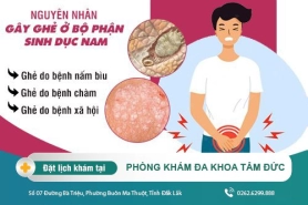 Ghẻ ở bộ phận sinh dục là do vệ sinh chưa đúng cách?