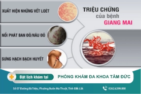 Các triệu chứng cụ thể nhất của bệnh giang mai