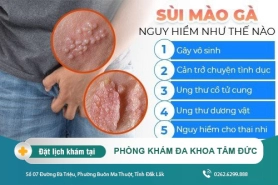 Phòng khám chữa sùi mào gà tại Đắk Lắk – Sùi mào gà có những biến chứng gì?
